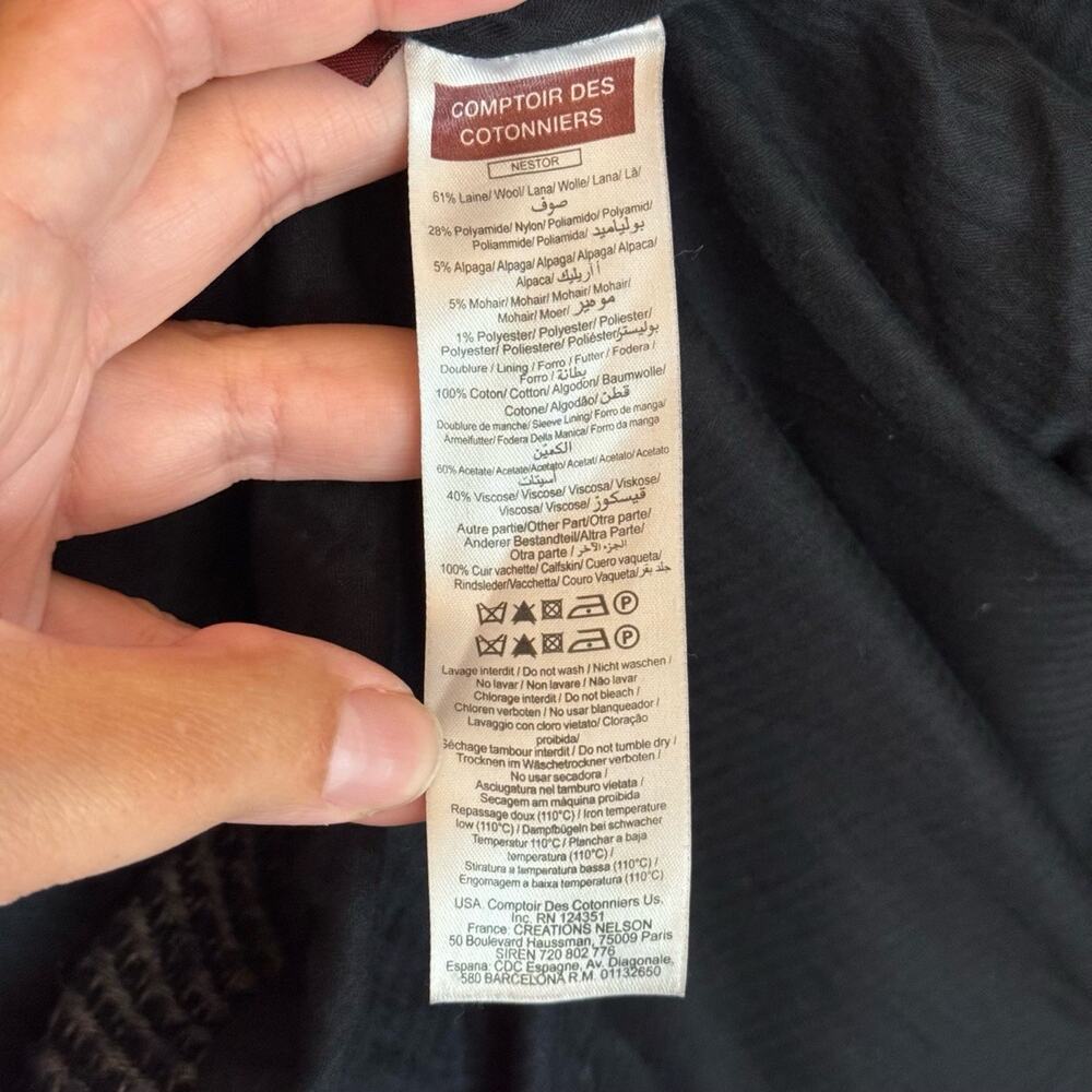 Comptoir Des Cotonniers Overcoat Grey 42 - Picture 6 of 6
